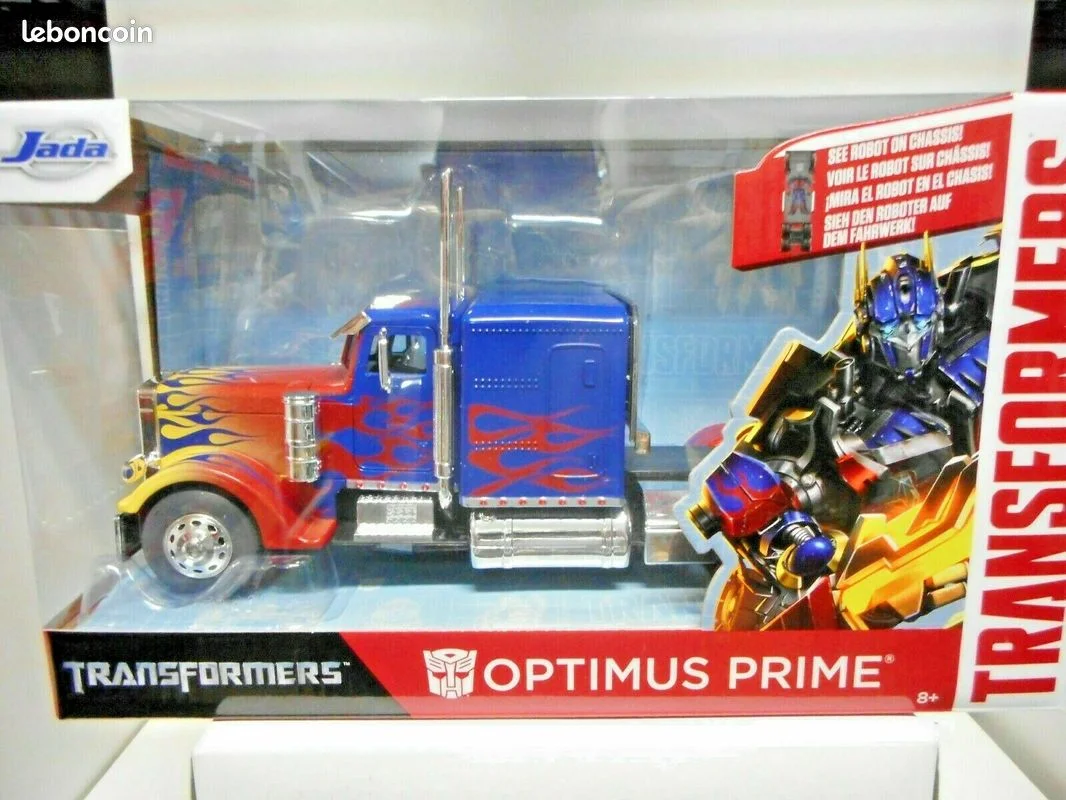 Optimus prime transformers camion jada toys 1/24 film camion miniature du film culte superbe finition couleurs superbes