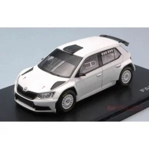 Skoda Fabia III R5 blanche 2015 ABR143XAB-605Eg 1/43 pneu pirelli