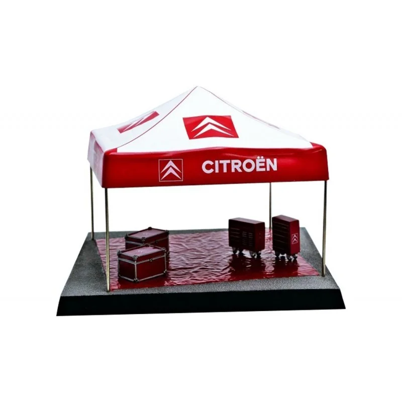 stand Citroën  assistance 1/43 rallye ideal pour la creation de diorama 
