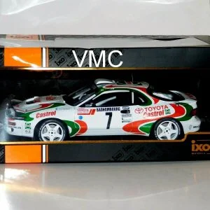 Toyota Celica GT Quatre ST185 #7 KANKKUNEN/PIRONEN RALLYE WM MONTE CARLO 1993 IXO - IX 18RMC041B - Echelle 1/18