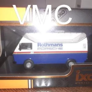 VW Volkswagen LWB Rothmans mécanique pour Porsche utilitaire fourgon d'assistance 1/43 championnat du monde rare