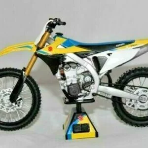 Suzuki RMZ 450 2018 1/12 moto cross MINIATURE DE MOTO TOUT TERRAIN DE BELLES FINITIONS