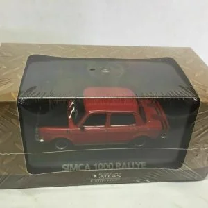 SIMCA 1000 RALLYE 1 des années 1970 1978 1/43 PRESSE collection voiture de mon pere miniature