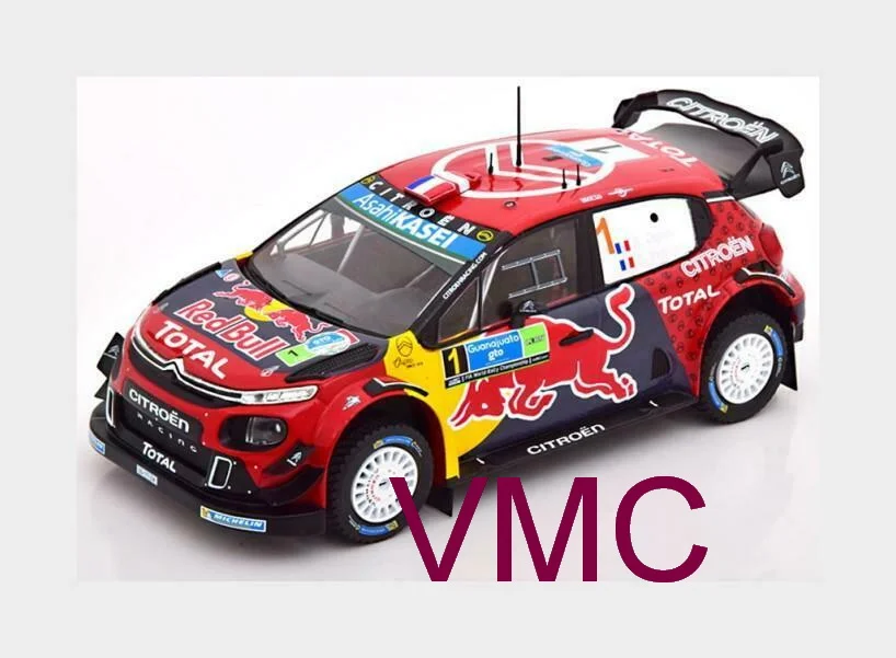 CITROEN C3 WRC #1 Vainqueur Rallye Mexique 2019 S. Ogier J. Ingrassia IXO 1:24 24RAL001