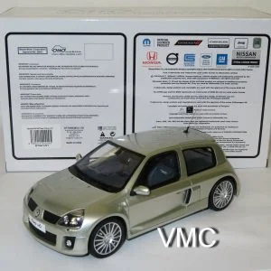Renault Clio V6 Phase 2 Gris Titanium 1/18 Ottomobile OTTO 842