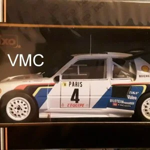 PEUGEOT 205 T16 E2 RALLY MONTE CARLO 1986 #4 J. KANKKUNEN 1/18 IXO