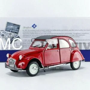 CITROEN 2CV 6 ROUGE 1982 1/18 solido