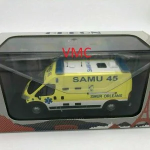 FIAT DUCATO SAMU 45 AMBULANCE ORLEANS 2014 odeon 034 1/43