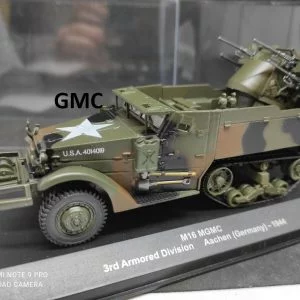 HALF TRACK CHAR TANK M16 MGMC US ARMY DIVISION AACHEN 1944 1/43 PRESSE ALLEMAGNE MILITAIRE