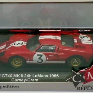 Ford Gt40 MkII 24 Heures Du Mans 1966 PILOTE Gurney Grant 1/43