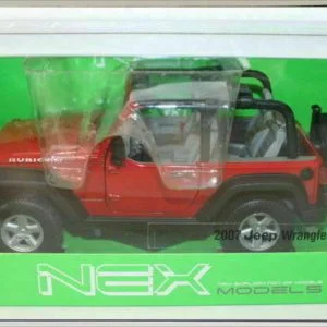 Jeep Wrangler Rouge Red 22489W 2007 Welly Nex 1:24