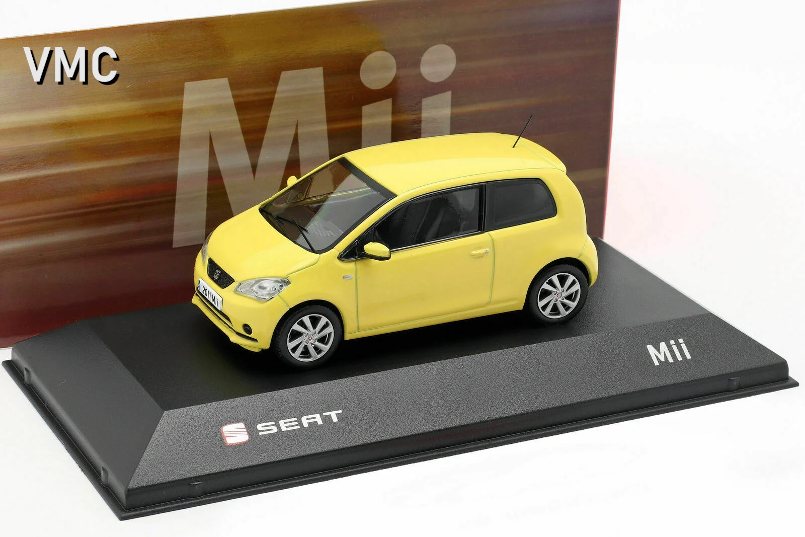 SEAT Mii Jaune pale 2011 1/43