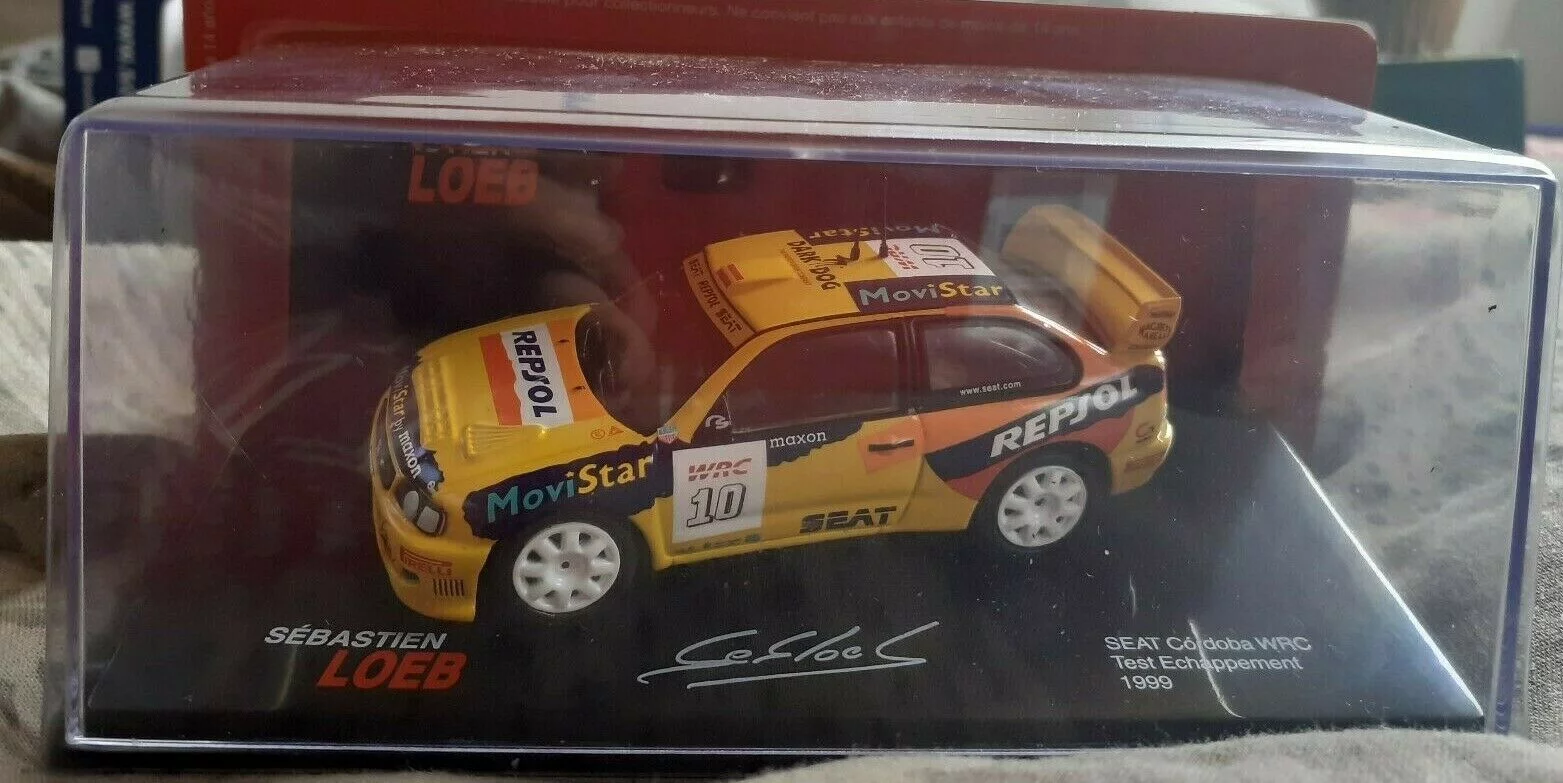 Seat Cordoba WRC Loeb Test Echappement 1999 1:43 IXO
