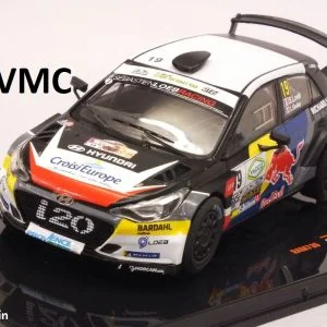 HYUNDAI i20 R5 numéro 19 Rallye Terre du Var saison 2019 pilote sebastien loeb référence RAM736 1/43 ixo