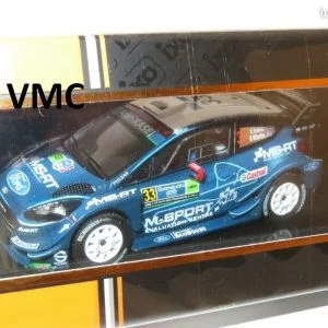 Ford fiesta wrc rallye du mexique SAISON 2019 PILOTE evans MARQUE ixo au 1/43 REFERENCE RAM715
