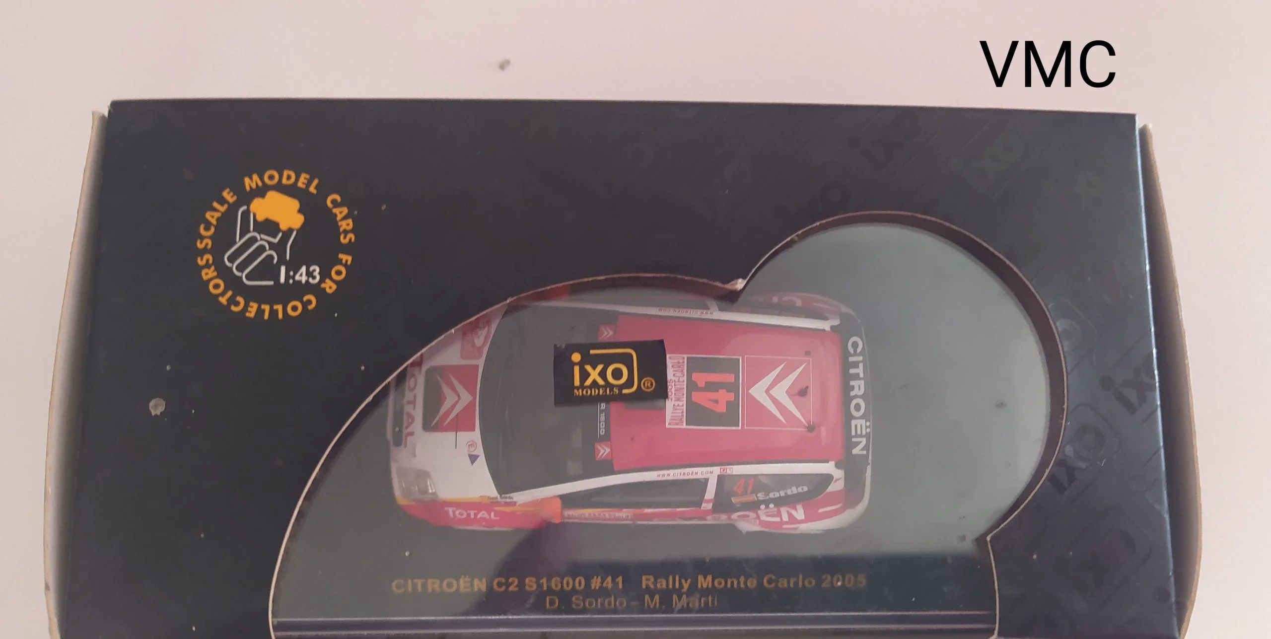 CITROEN C2 S1600 RALLYe MONTE CARLO 2005 pilote D.SORDO-M.MARTI 1/43 IXO – Image 2