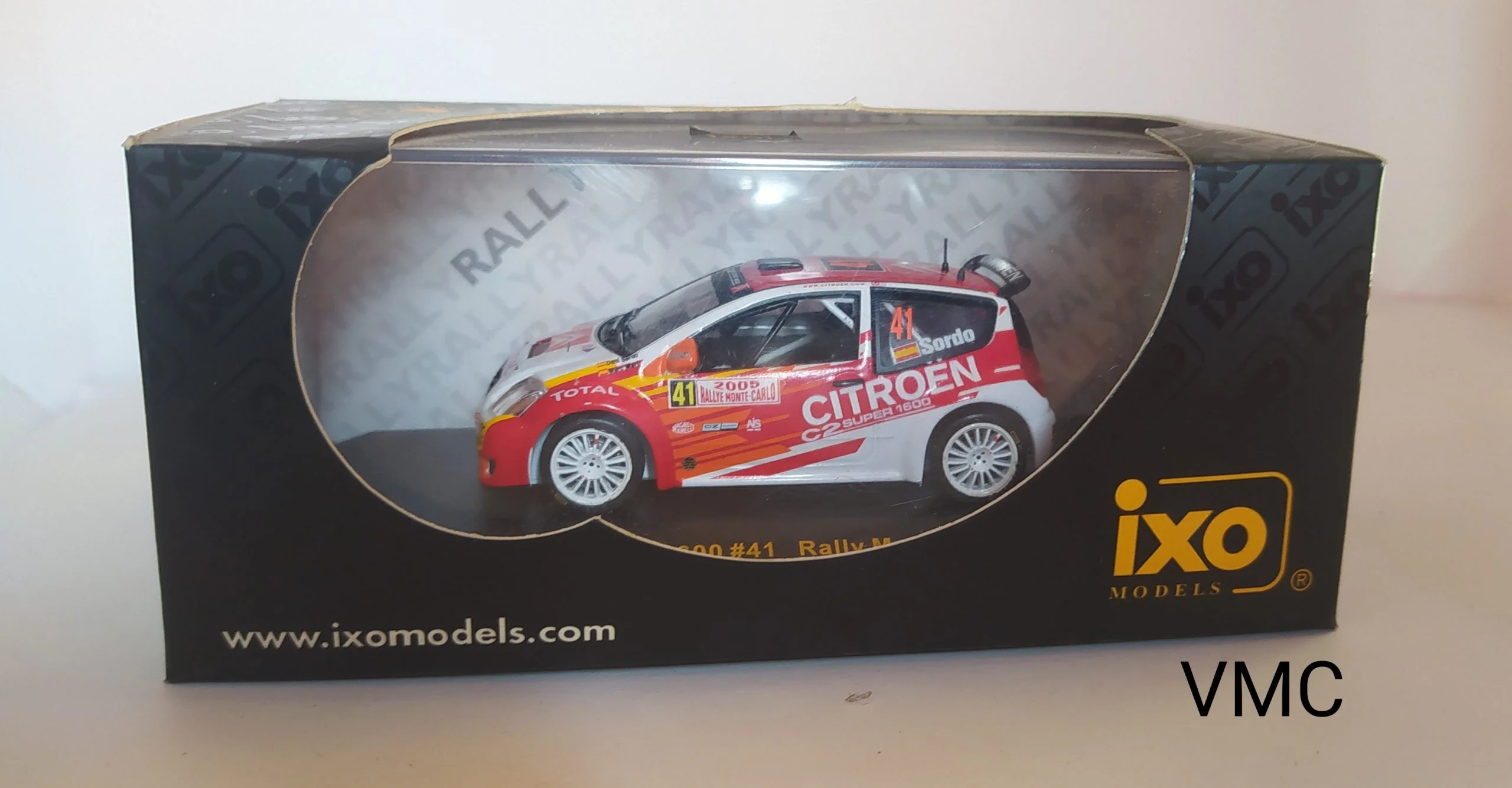 CITROEN C2 S1600 RALLYe MONTE CARLO 2005 pilote D.SORDO-M.MARTI 1/43 IXO