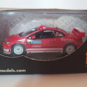 PEUGEOT 307 WRC #8 2nd RALLYe suede SWEDEN 2005 pilote M.MARTIN-M.PARK 1/43 IXO