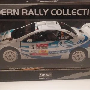 Peugeot 307 WRC #5 S.SARRAZIN-J.RENUCCI 2nd rallye du VAR 2011 1/18 SUN STAR Limited Edition 559 pcs