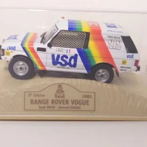 RANGE ROVER VOGUE 3e EDIITION DAKAR 1981 René METGE-Bernard GIROUX 1/43 NOREV