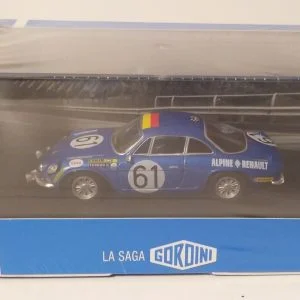 Renault Alpine A 110 Le Mans 1/43 24 Heures Du Mans 1968 LA SAGA GORDINI ATLAS EDITIONS