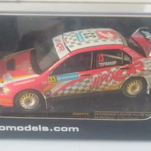 MITSUBISHI LANCER EVO IX #33 M.PROKOP-J.TOMANEK RALLY SWEDEN 2008 1/43 IXO
