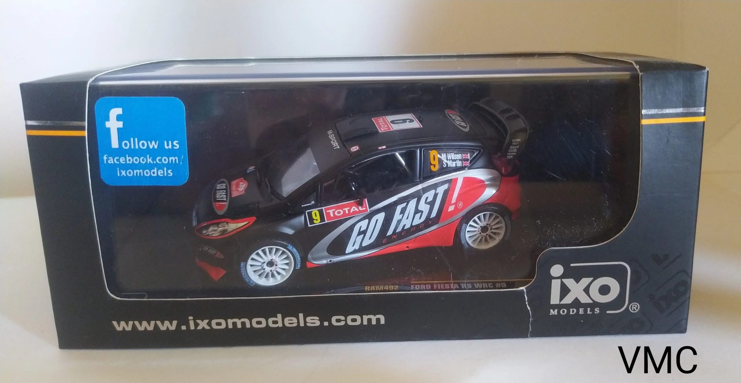 FORD FIESTA RS WRC 10 H.SOLBERG-L.MINOR RALLYE MONTE CARLO 2012 1/43 IXO
