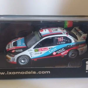MITSUBISHI LANCER EVO IX #147 A.ARAUJO-R.MIGUEL RALLY PORTUGAL 2009 1/43 IXO