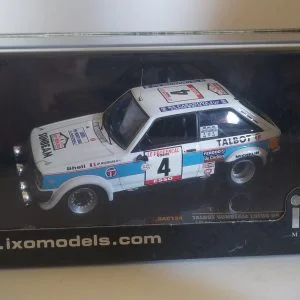 TALBOT SUNBEAM LOTUS #4 J-P.NICOLAS-J.TODT TOUR DE CORSE 1979 1/43 IXO