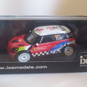 MINI JOHN COOPER WORKS #52 P.Campana-S. De Castelli RALLY MONTE CARLO 2012 1/43 IXO