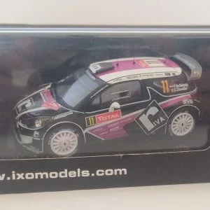 CITROEN DS3 WRC #11 P.MERKSTEIJN-E.CHEVALIER RALLY MONTE CARLO 2012 1/43 IXO