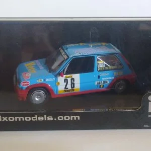 RENAULT 5 GT TURBO #26 E.MAUFFREY-D.GRATALOUP RALLY MONTE CARLO 1988 1/43 IXO