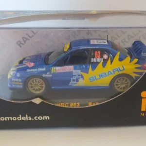 SUBARU IMPREZA WRC #63 O.BURRI-JP.PATTHEY RALLY MONTE CARLO 2004 1/43 IXO