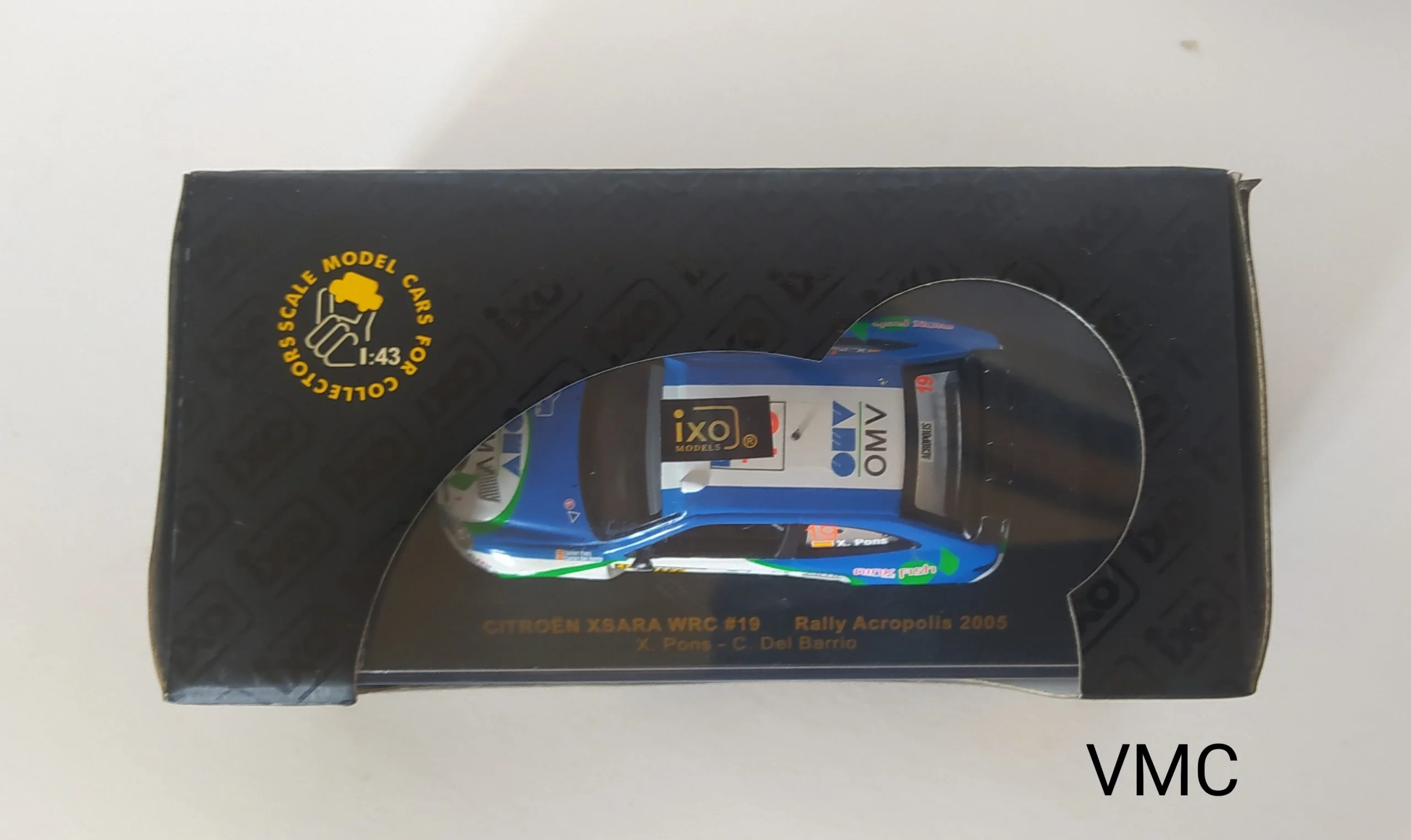 CITROEN XSARA WRC #19 RALLY ACROPOLIS 2005 X.PONS-C.DEL BARRIO 1/43 IXO – Image 2
