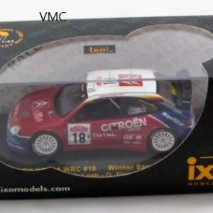 Citroen n°18 Sanremo Rally 2003 S.loeb D.elena Xsara WRC 1/43 IXO