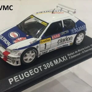 peugeot 306 maxi F delecour H sauvage rallye monte carlo 1996 1/43