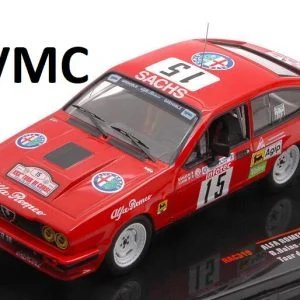alfa romeo gtv6 d balas e laine tour de corse 1986 1/43 ixo