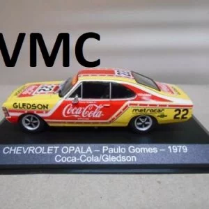 chevrolet opala paulo gomes 1979 coca cola gledson 1/43