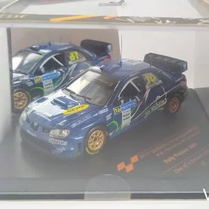 SUBARU IMPREZA WRC07 #16 J.KETOMAA/M.STENBERG RALLY FINLAND 2009 1/43 VITESSE CREATE FOR MINIATURE LIMITED EDITION CERTIFICATE