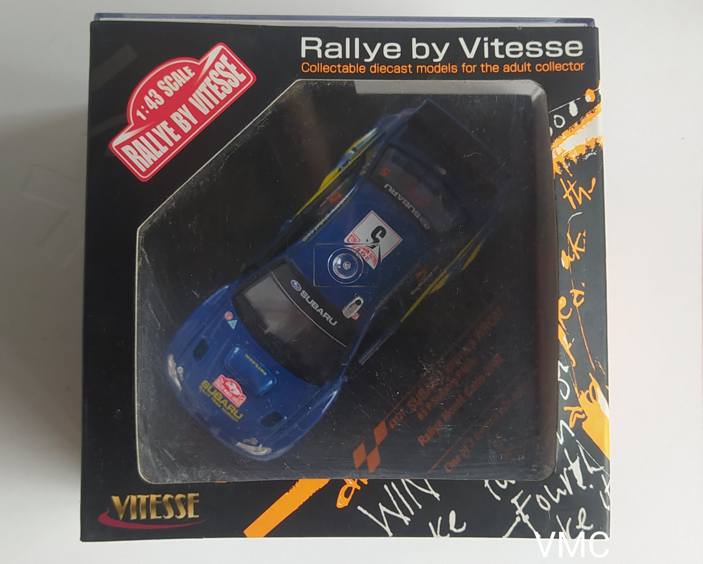 SUBARU IMPREZA WRC07 #5 P.SOLBERG-P.MILLS RALLY MONTE CARLO 2008 1/43 VITESSE CREATE FOR MINIATURE LIMITED EDITION CERTIFICATE – Image 2