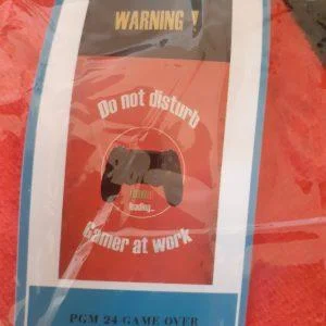 serviette de plage drap de bain gamer jeux video do not disturb ne pas deranger 95 x175 polycoton