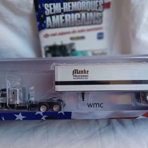 PETERBILT 350 REMORQUE MANKE 1/43 semi remorque americain CAMION ixo pour altaya