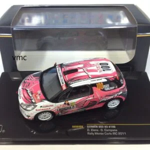 Citroen DS3 R3 Citroen Rallye Monte Carlo 2011 D.Elena/O.Campana 1/43 ixo peuvent avoir des bavettesde roue a recoller