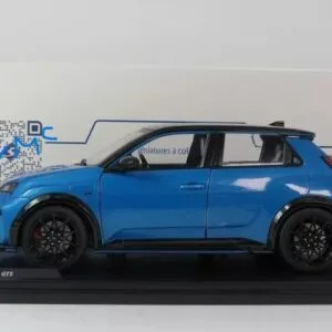 Alpine A290 GTS Bleu Alpine 2024 1/18 solido S1812601 voiture de tourisme electrique