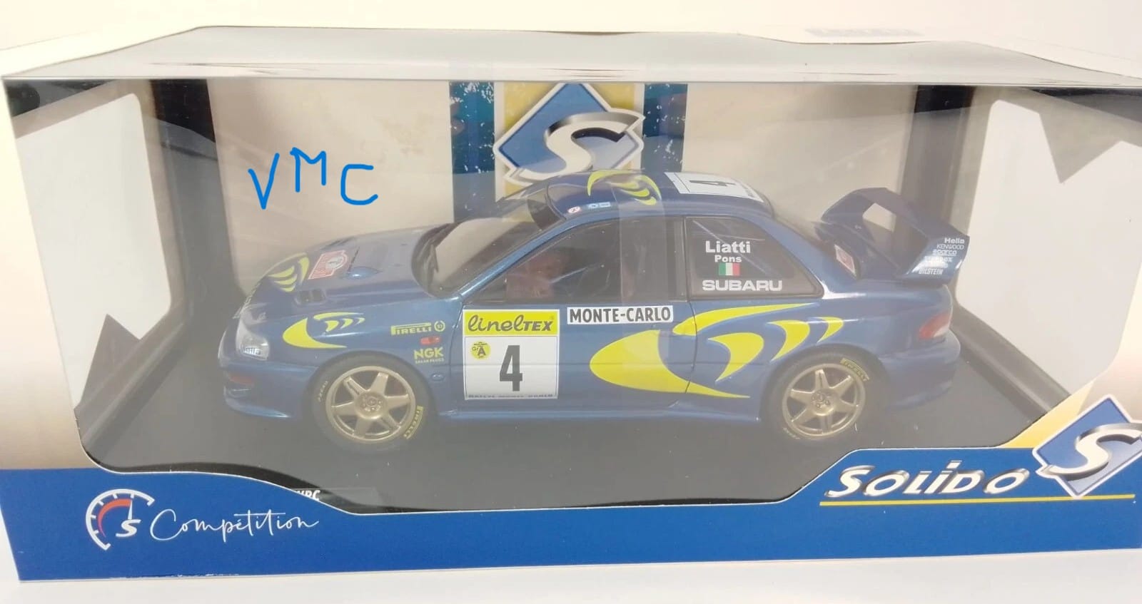 SUBARU IMPREZA S5 WRC99 22B numero 4 LIATTI RALLYE MONTE CARLO 1997 S1807405 1:18