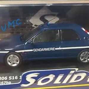 PEUGEOT 306 S16 GENDARMERIE 1998 1/43 solido S4311407