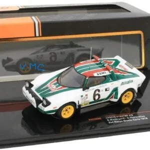 Lancia Stratos HF Rallye Monte Carlo 1976 Alitalia numero 6 Waldegard/Thorszelius 1:18 ixo