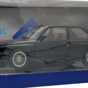 BMW E30 SPORT EVO noir année 1990 1/18 solido S1801501