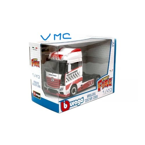 MERCEDES ACTROS GIGASPACE TOYO TIRES 1/43 Burago tracteur seul camion